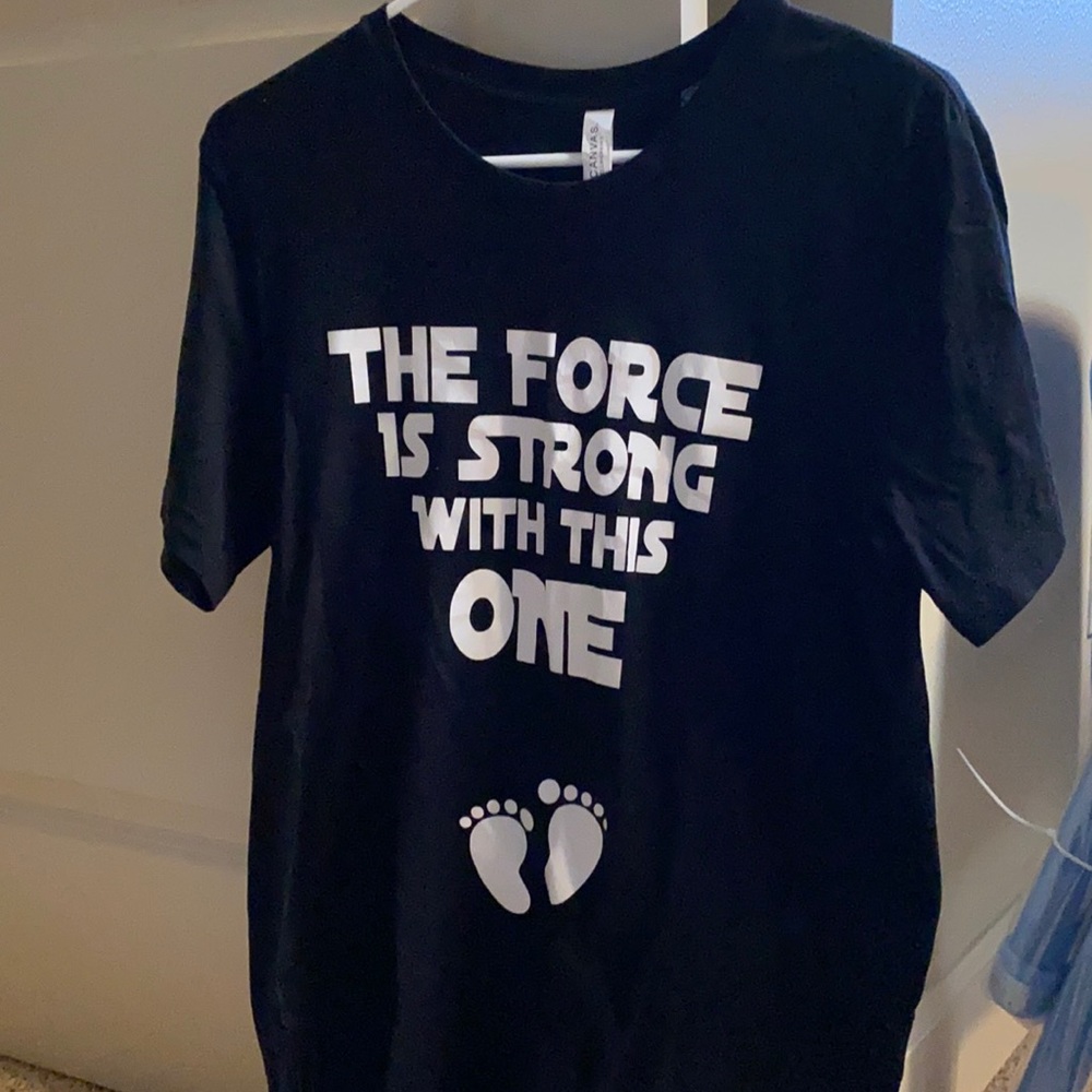 Brand new condition maternity Star Wars graphic short sleeved tee